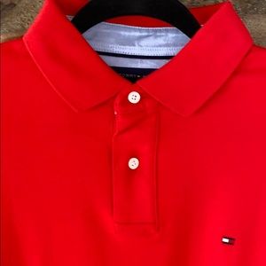 Tommy Hilfiger Red Polo Large